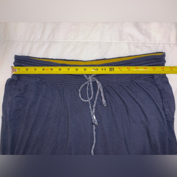 SATURDAY/SUNDAY Anthropologie Lisa Cropped Wide-Leg Pants Navy Blue Plus Size 1X - Picture 13 of 14